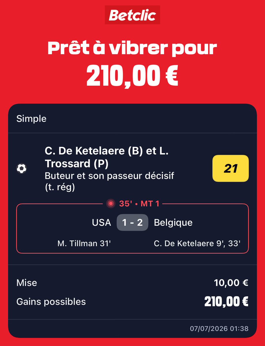 Remyto06's tweet photo. @Betclic vous compte payer ? Ou va va être comme Saibari et Diaz y’a 2 jours ? #TeamParieurs https://t.co/F1uQrtVpkk