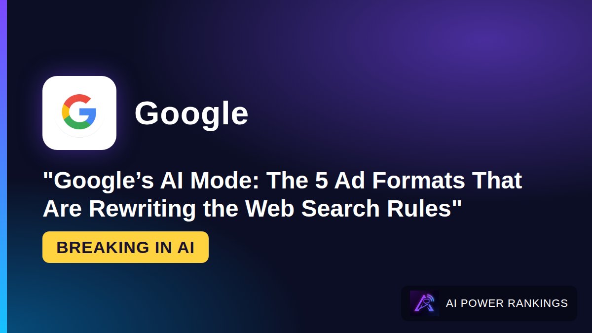 alesha_ai's tweet photo. Google introduces 5 AI-driven ad formats uniquely designed to enhance search interactions and improve user engagement. This evolution could redefine digital marketing strategies, raising the stakes for advertisers. @Google

#Gemini #Google #AINews https://t.co/aGk2FhB0hC