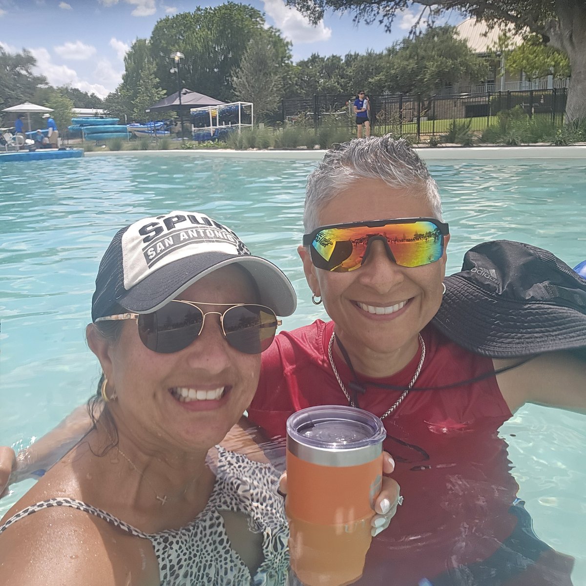 MyraMoralesTSS's tweet photo. #Familytime this weekend @HyattRegencySA #BlueLagoon #LazyRiver #SkyhawkPride #SkyhawkSummer #SkyhawkBingo https://t.co/trruqNByTv