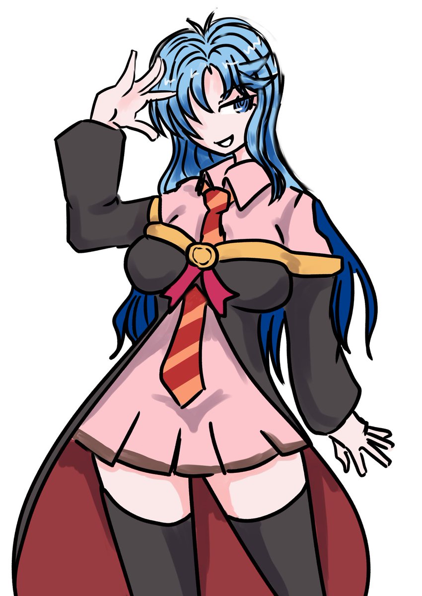 hellwatchdog's tweet photo. 結奈さん描いたよ。 https://t.co/FvIFWoOQro