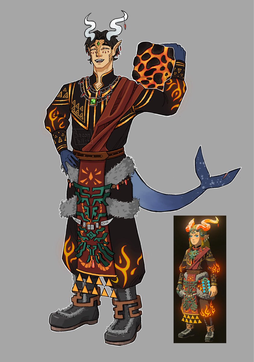 cinnamon23_pie's tweet photo. The ember outfit :)

#foolishfanart https://t.co/iB06J4d1oz