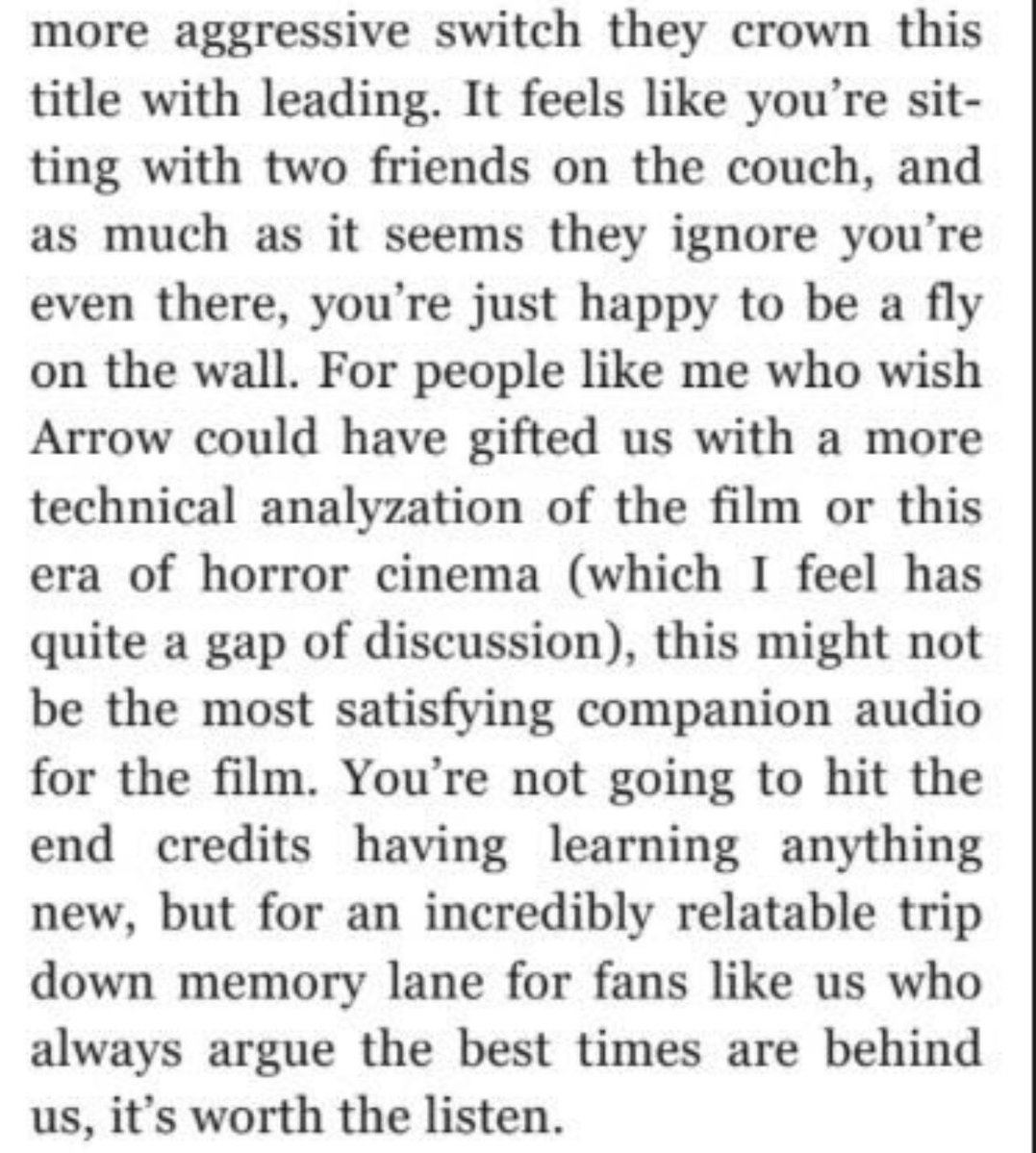 UncleCreepy's tweet photo. Huge thanks to @beardedfilmguy &amp; Physical Media Advocate for reviewing me &amp; Chris’ commentary track on @ArrowFilmsVideo release of 2003’s TCM. These particular commentaries are just to have a good time with other people who love this stuff. glad to hear it hit the mark. #horror https://t.co/c4bg0meIlU
