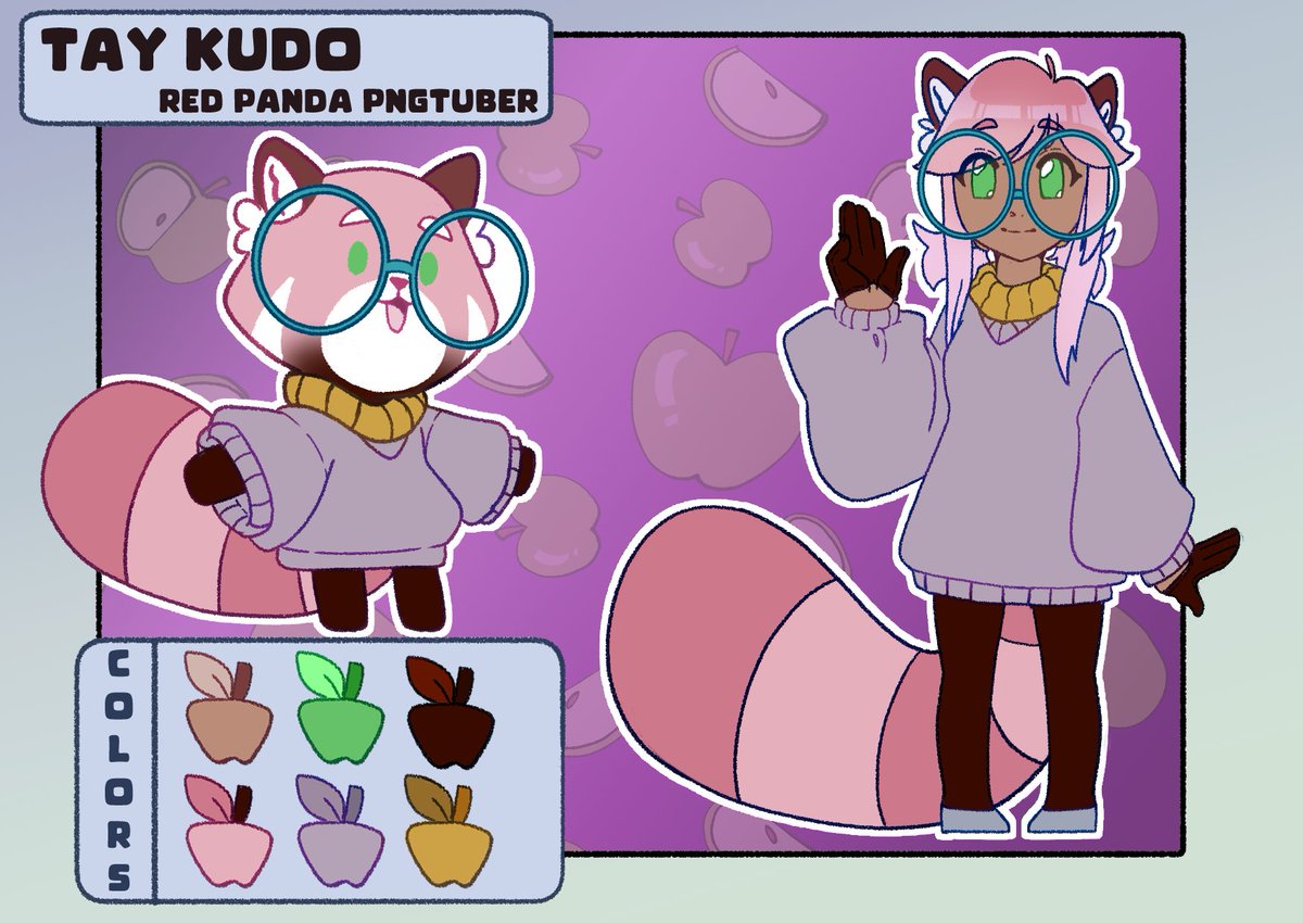 PandaKudo's tweet photo. Gonna restart a post of Tay Arts with a slightly revamped Ref sheet https://t.co/L21hZ49FiH