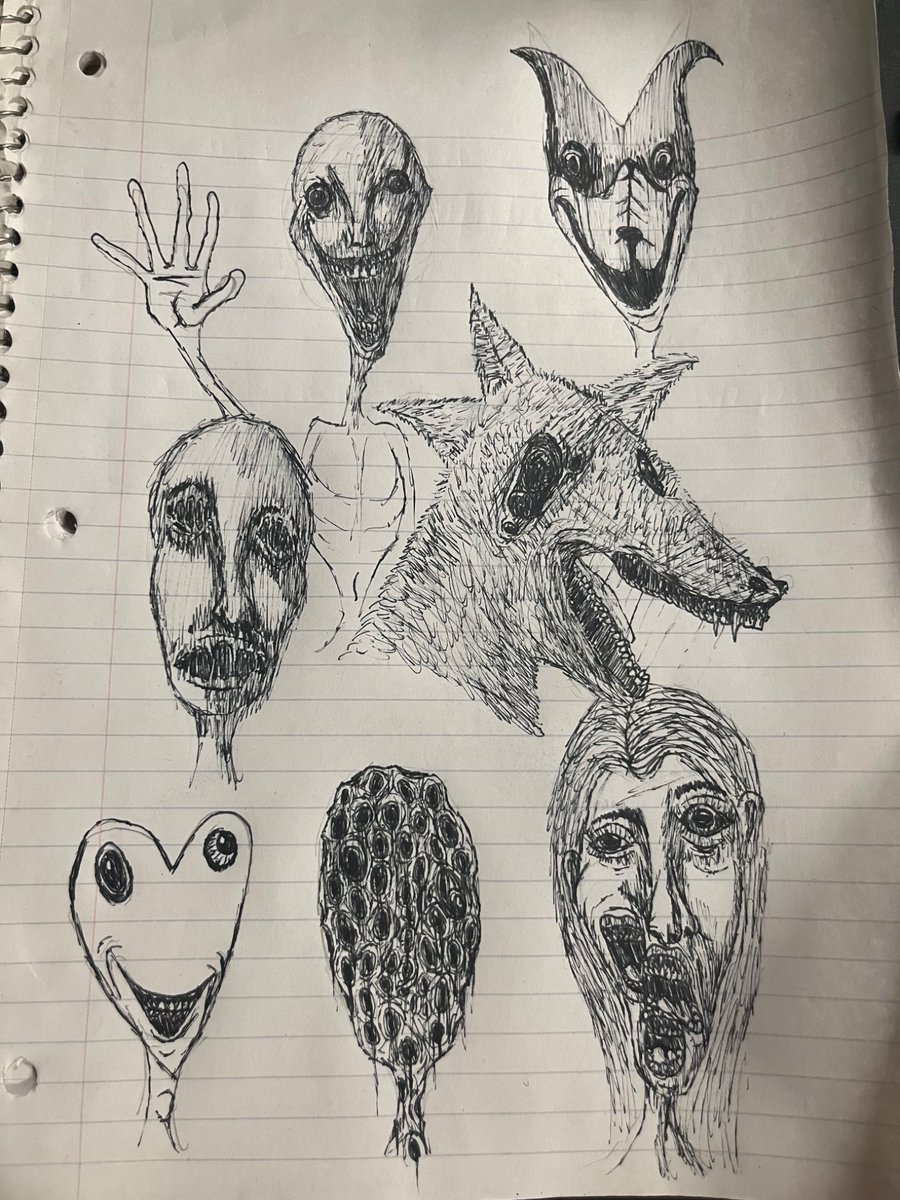 ZalgoHellium777's tweet photo. Drawing on paper https://t.co/sBAI2hoR0e