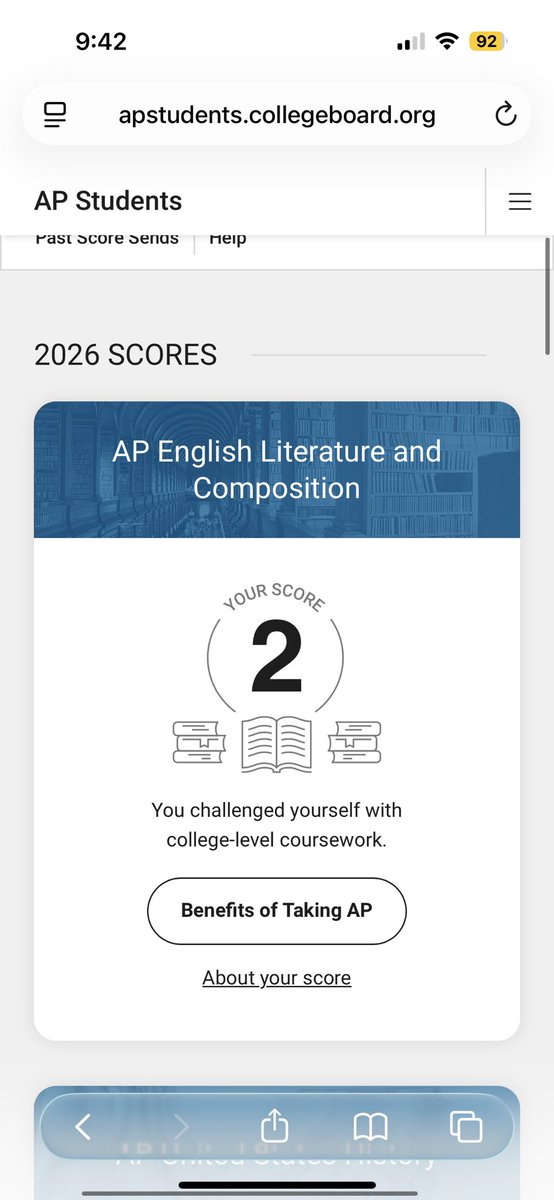 savannahvneal1's tweet photo. Passed 1/2 AP tests this year! Although I wish AP Lit was higher, I am extremely proud of my APUSH score. I was challenged in many different ways. I not only learned on an educational level, but was pushed past my own limits and learned more about myself as a person and student. https://t.co/tqvCGvefiY