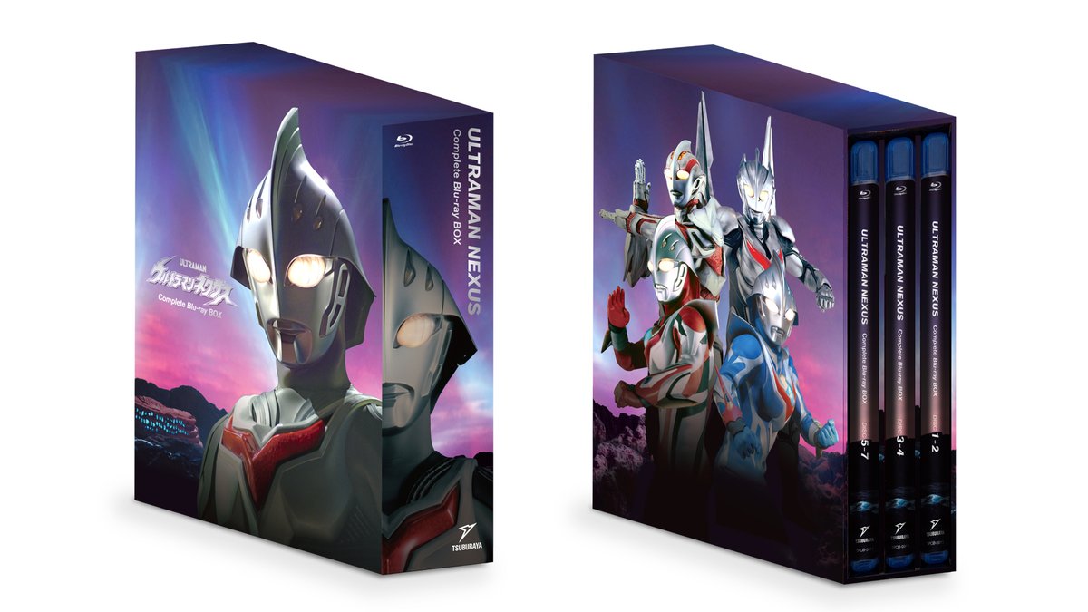 tsuburayaprod's tweet photo. 『#ウルトラマンコスモス』
　　　　　　＆
『#ウルトラマンネクサス』
コンプリート・ブルーレイBOX
同時予約受付スタート⚡️

購入店舗別 数量限定オリジナル特典の詳細は👇

コスモス
https://t.co/lIa26aiCUj

ネクサス
https://t.co/d2HMSBvGqW https://t.co/xxYsbggbL8