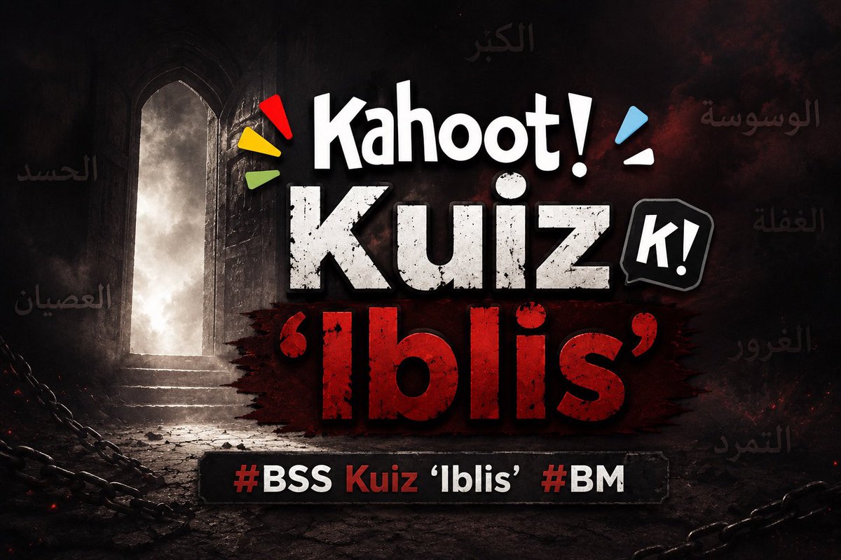 BroSyarief_'s tweet photo. #JomKuizKahootBSS 

Iblis ni jin ke malaikat?

Cuba cari jawapan melalui kuiz ni. 

https://t.co/3JOkagc8Fb

Soalan last tu markah free..

#BroSyariefShares https://t.co/GTpuWmqa1W