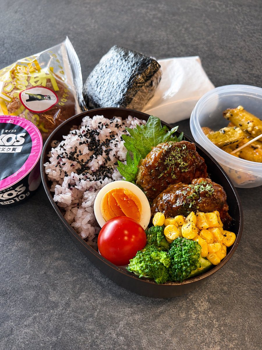 a5tvz's tweet photo. いつかのお弁当。

#ハンバーグ弁当#息子弁当#高校生 https://t.co/kNcJjXAFi2