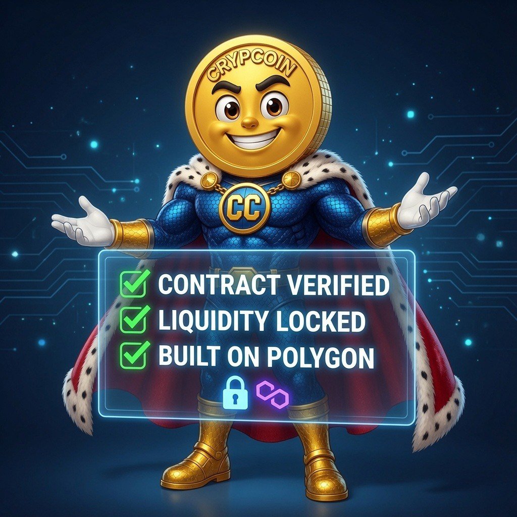 AlphaGems_x1000's tweet photo. Security starts with transparency.
$CRYP is designed so anyone can verify what matters.
โ๏ธ Verified contract
โ๏ธ Locked liquidity
โ๏ธ Powered by Polygon
See the proof yourself.
๐ https://t.co/cpcCA7TW4d
๐ฌ https://t.co/jtcYknW0Vs
#CrypCoin #CRYP #Polygon #Transparency #Web3 https://t.co/Ejx8etPAvK