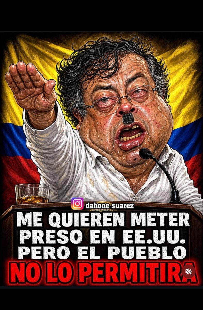 leoXXXX007's tweet photo. @petrogustavo No hay chantaje a Colombia que te compre impunidad, Colombia está lista para defender la constitución y la ley,  Abelardo de La Espriella es nuestro presidente y ningún guerrillero puede decir lo contrario. #FueraPetro #Dictador #Corrupción #Preso #Maduro https://t.co/iNRRBMEnUh