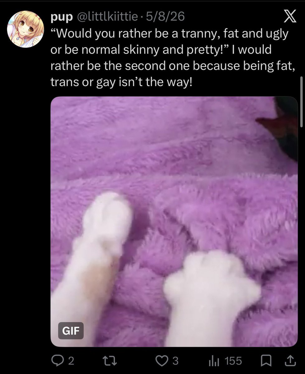 DailyOdettes's tweet photo. Proshipper homophobic transphobic fatphobic toxic Tsaritsa yumeshipper misgenders, verbally and mentally abuses, and repeatedly steals from and copies my best friend. 
I am beyond disgusted. Please do anything possible to get them off the internet.
Their tiktok is kapowyuri. https://t.co/zJX30qnnqq