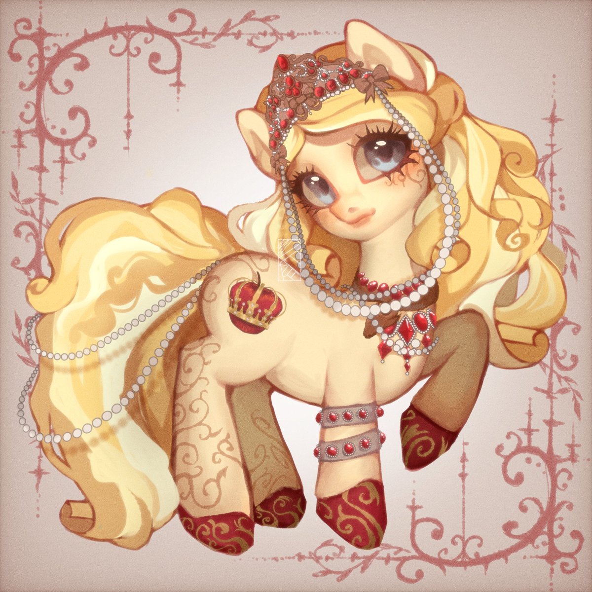 mizenene's tweet photo. Apple White (Dragon Games) as a My Little Pony character🍎👑

#everafterhigh #mylittlepony #redraw https://t.co/GwahxhWCAn