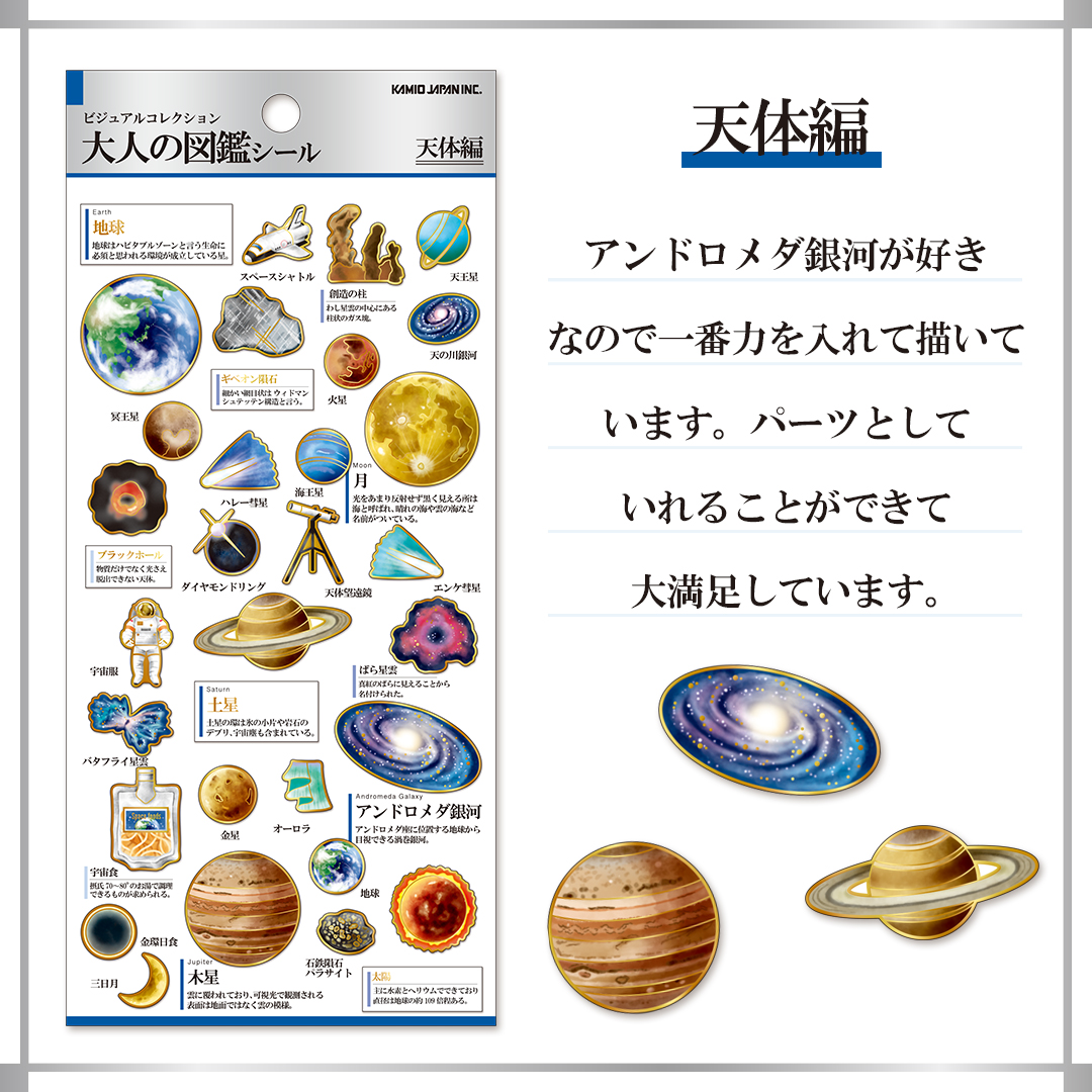 大人の図鑑柄紹介 #13】 続いての柄紹介は「天体編」です