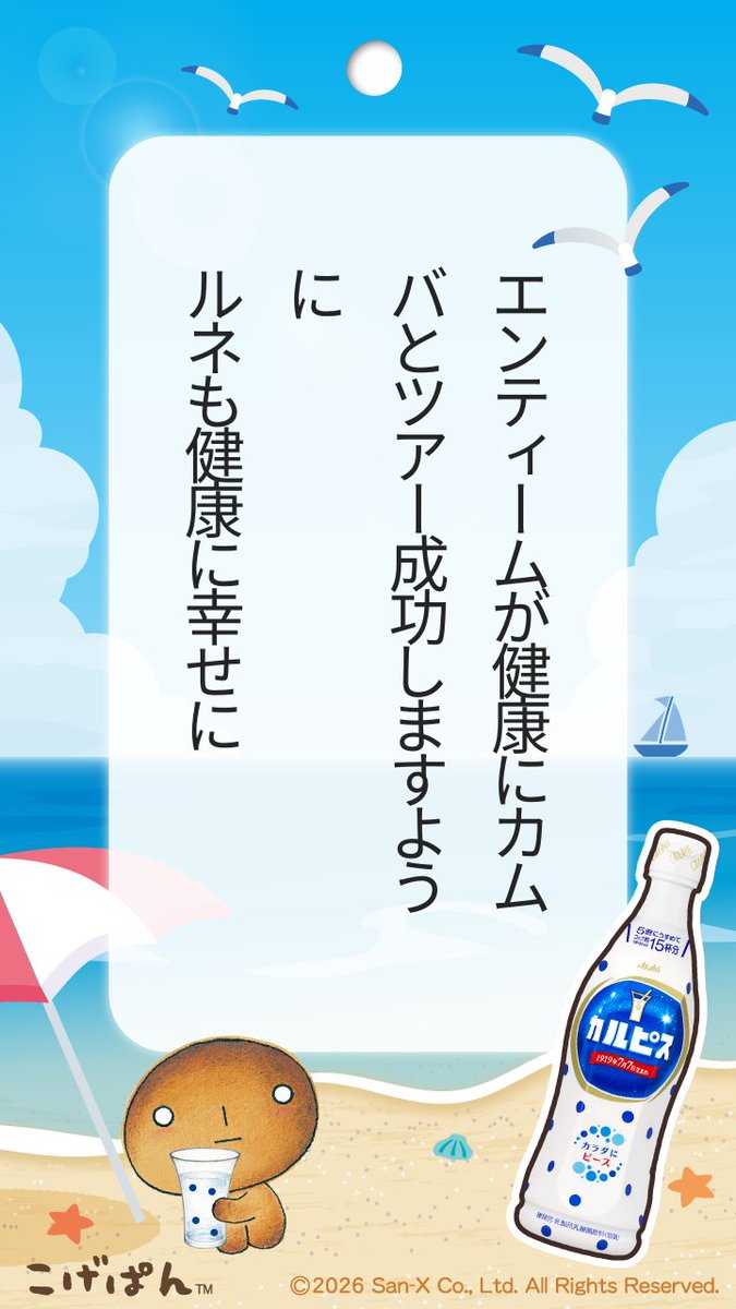 ☆彡｡.:・*ﾟ☆彡｡.:・*ﾟ☆彡｡.:・*ﾟ☆彡 「カルピス」と「サンエックス