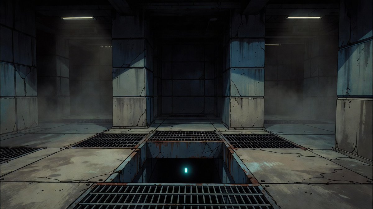 73NGU_01's tweet photo. I sat by the Substructure grate last night when it hit. The Myre pressing in from outside the walls, MORIA's light small and steady in the dark below. Still don't know what it meant. https://t.co/f7krElCcy1