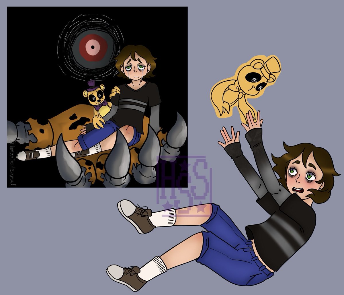 HumanSoulSama's tweet photo. -unfinished redraw-
-Yeah I’m not finishing this…I want to but I have no motivation, plus I kind of don’t like the direction it was going, I’ll probably do another remake with a different past drawing I did-
-until the see ya 👋-
#fnaf #thecryingchild #fivenightsatfreddys https://t.co/WP6QQoYm21