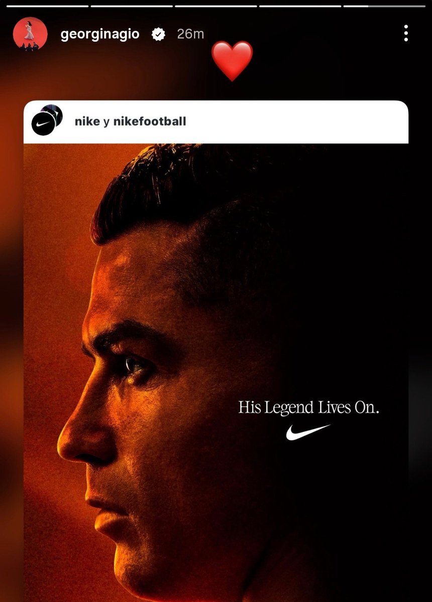 TeamCRonaldo's tweet photo. 🚨 𝗡𝗘𝗪: Georgina Rodriguez with full support to Cristiano Ronaldo ❤️ https://t.co/0t0KgSNpNh