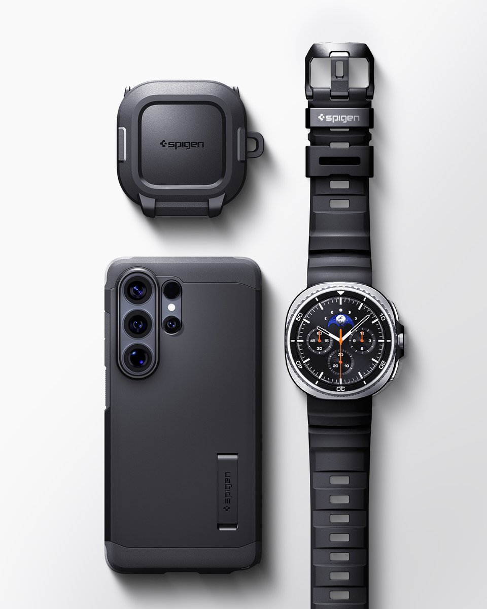 spigen's tweet photo. pick the best black pairing (hard mode) https://t.co/C5tt17Eeoy