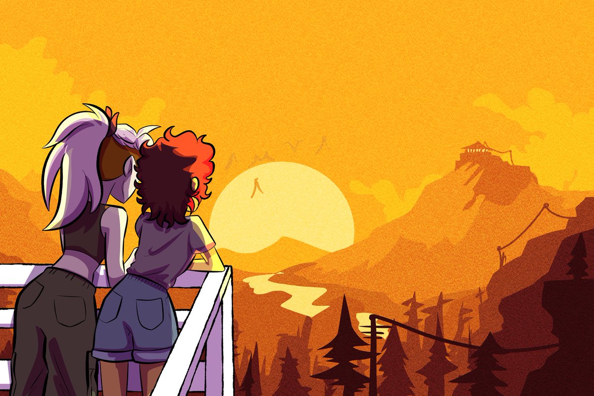 LuzillaTitan's tweet photo. -Beautiful Sunset- 

Just Amity and Luz watching the sunset.
Art is made by @Shad0wspd 

#TheOwlHouse #TheOwlHouseFanart #toh #tohfanart #AmityBlight #tohAmity #LuzNoceda #tohLuz #Lumity #LumityFanart https://t.co/SoTfbQbHdl