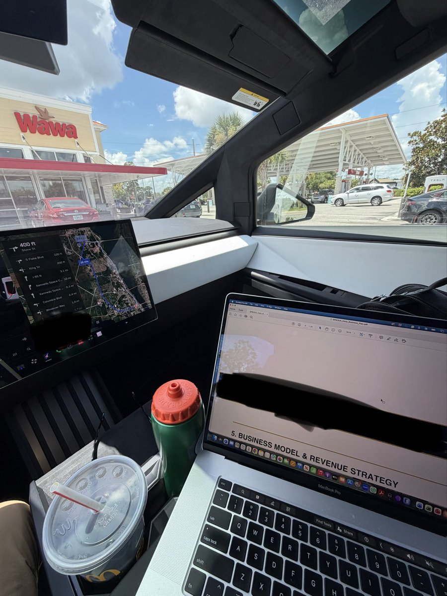 CaptFZ's tweet photo. Going over numbers on the run this Monday meeting new customers and team members on a trip up to the Kennedy Space Center area.
#BuildingForAmerica🚀🇺🇸 https://t.co/zwpVpOFoIT