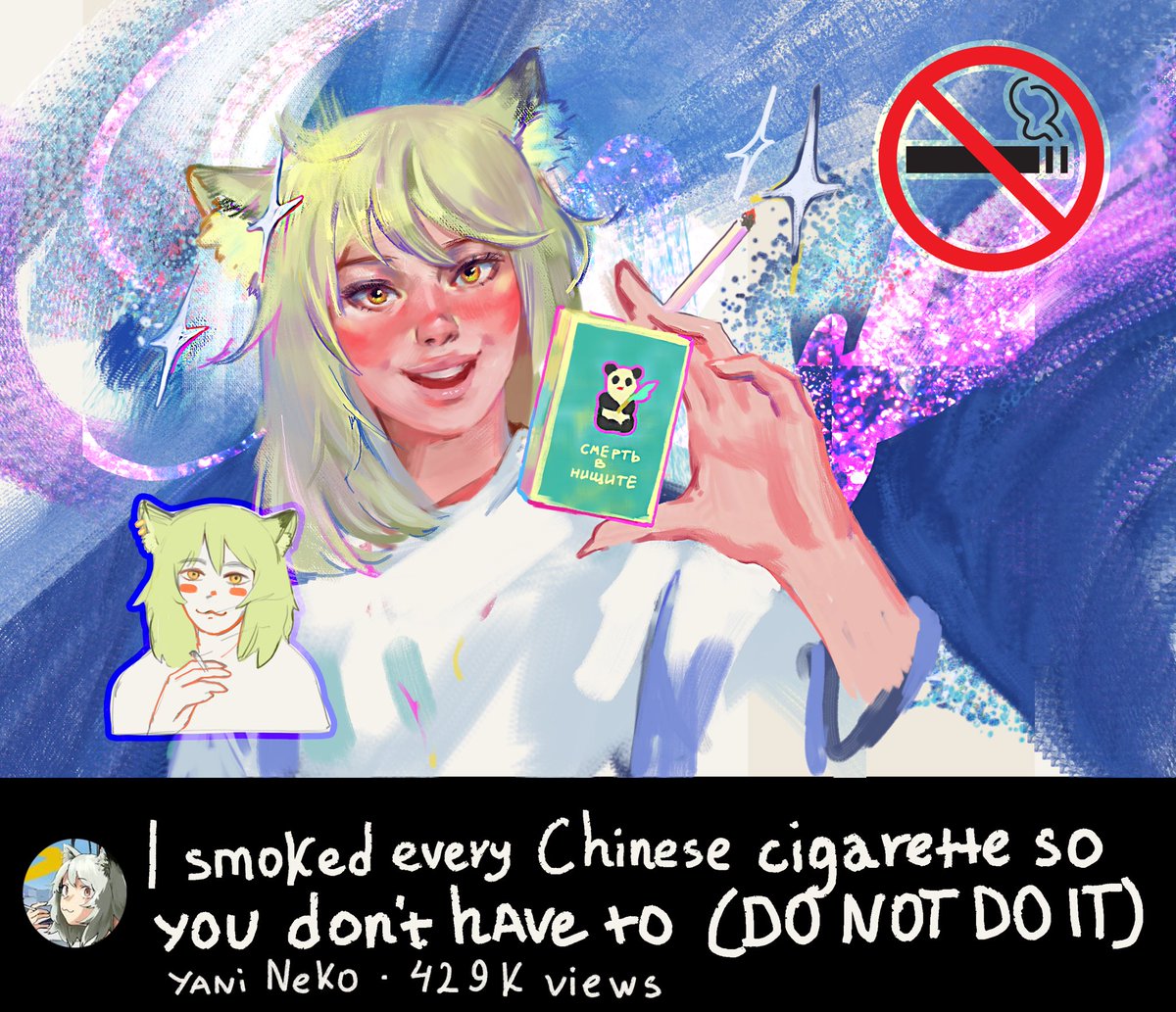 AdaOpium's tweet photo. Yani Neko! 🚬 https://t.co/0mftuEvdA1