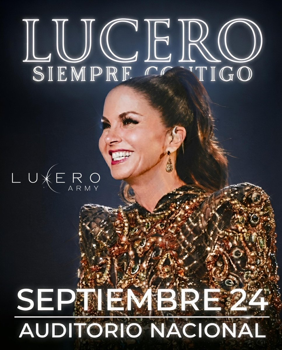 LuceroArmyFC's tweet photo. ¡La fiesta continúa en el @AuditorioMx! ✨🎶❤️🪩

Seguimos celebrando con @LuceroMexico una historia cargada de amor, música y recuerdos cargados de nostalgia.

Boletos en taquilla y @Ticketmaster_Me: https://t.co/zxNdeEa8AG

#LuceroSiempreContigo #SiempreContigoTour #LuceroArmy https://t.co/DhJRhMXCin