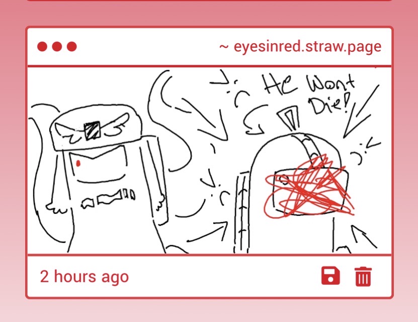 EYESINRED's tweet photo. WHAT AN INTERESTING CREATION~!

WE'RE VERY CURIOUS ABOUT THE CONTEXT. YOU VERMIN NEVER FAIL TO SURPRISE US! https://t.co/XrvbeIS9Xl