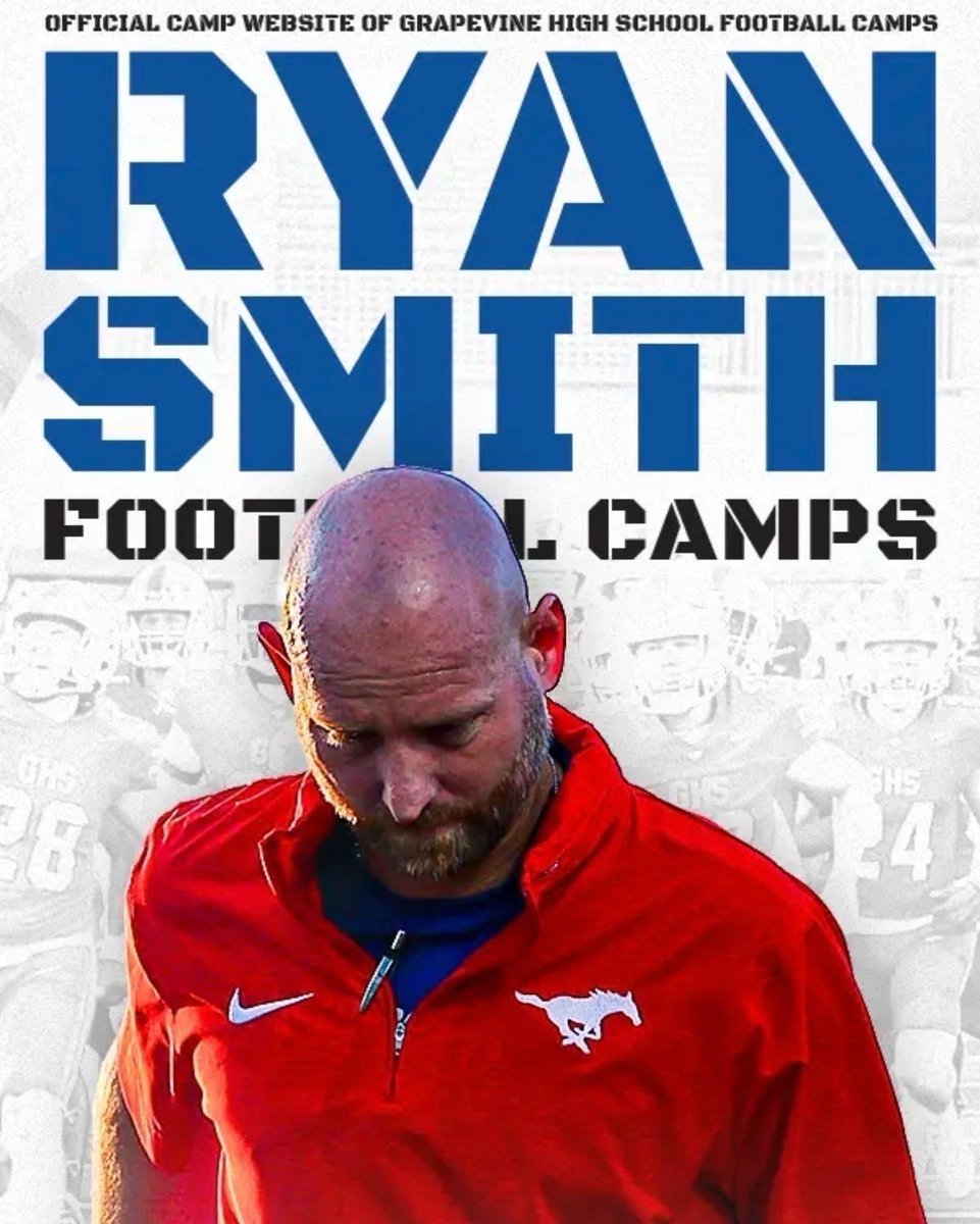 GHSMustangsFB's tweet photo. Two opportunities to camp with the Stangs this July! 

Middle School Camp: July 22-24
Freshmen Camp: July 28th, 29th, 31st

🔗: https://t.co/HhZpTUmDvm https://t.co/r6EOo9Vxqb