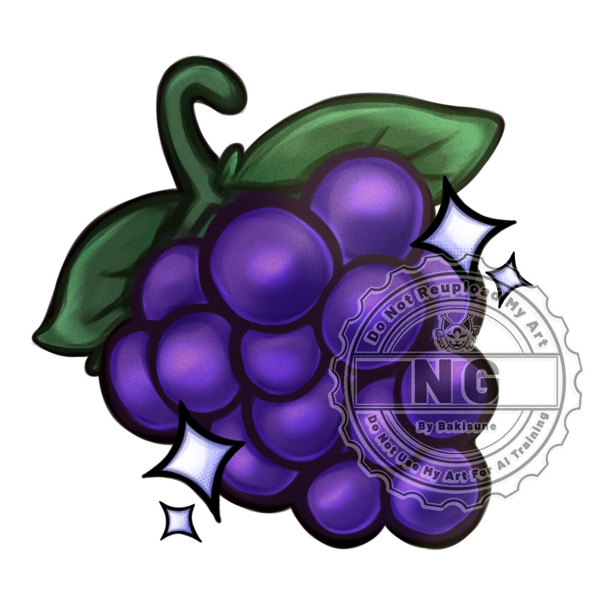 baki_sune's tweet photo. Made this little grape for AbyssHerald's channel points

#artmoots https://t.co/kJFYoCn9Wp