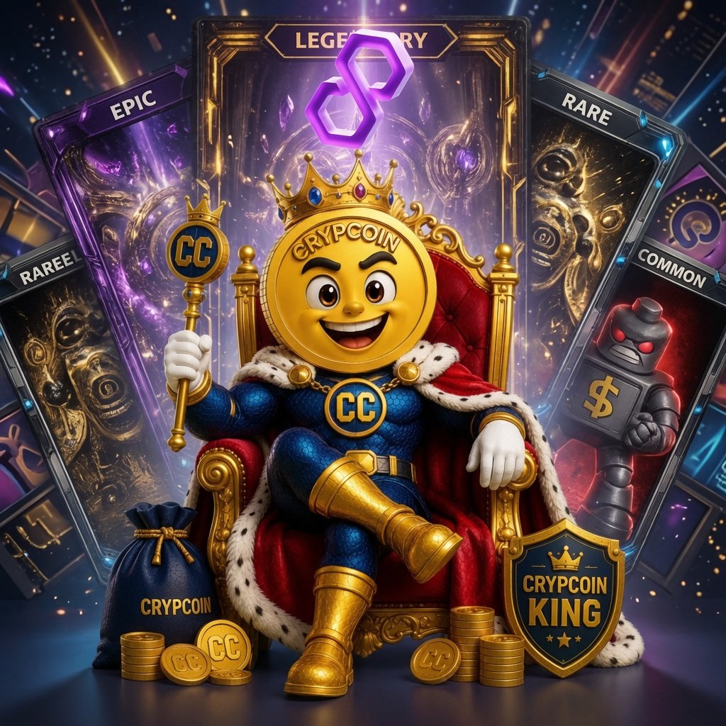 CrypCoinHQ's tweet photo. Common. Rare. Epic. Legendary.
Only one sits on the throne ๐
The $CRYP COIN King is here which tier are you? ๐ฅ
#CryptoGaming #CRYPCOIN #NFTCollection #NFT #Gamifi #cardsforsale #MarketNFT https://t.co/ocS5ok2ODP