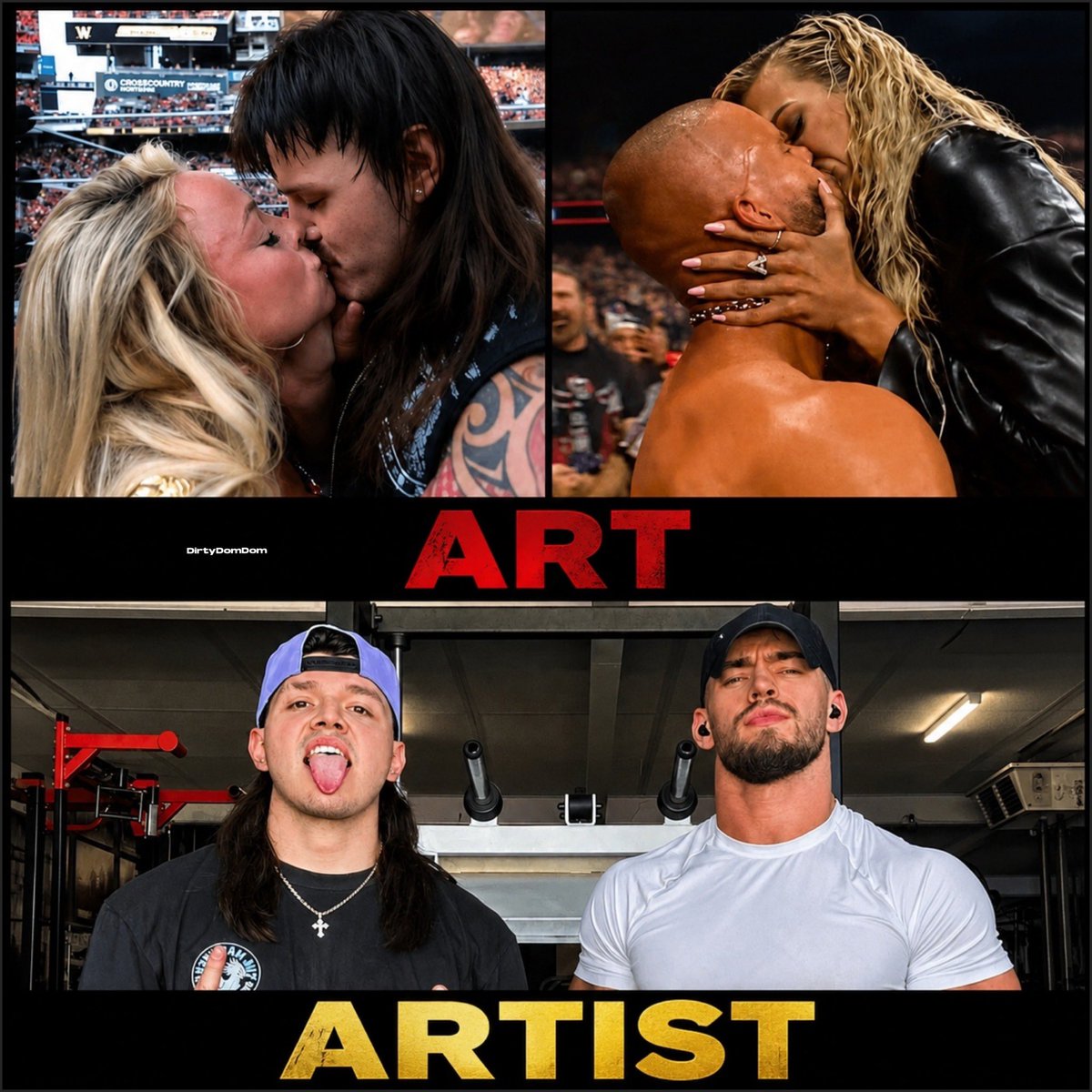 DirtyDomDom's tweet photo. Austin Theory is clearly taking lessons from Dominik Mysterio on how to perfect the art 😜 

#WWeraw https://t.co/IOMLsuMZMO