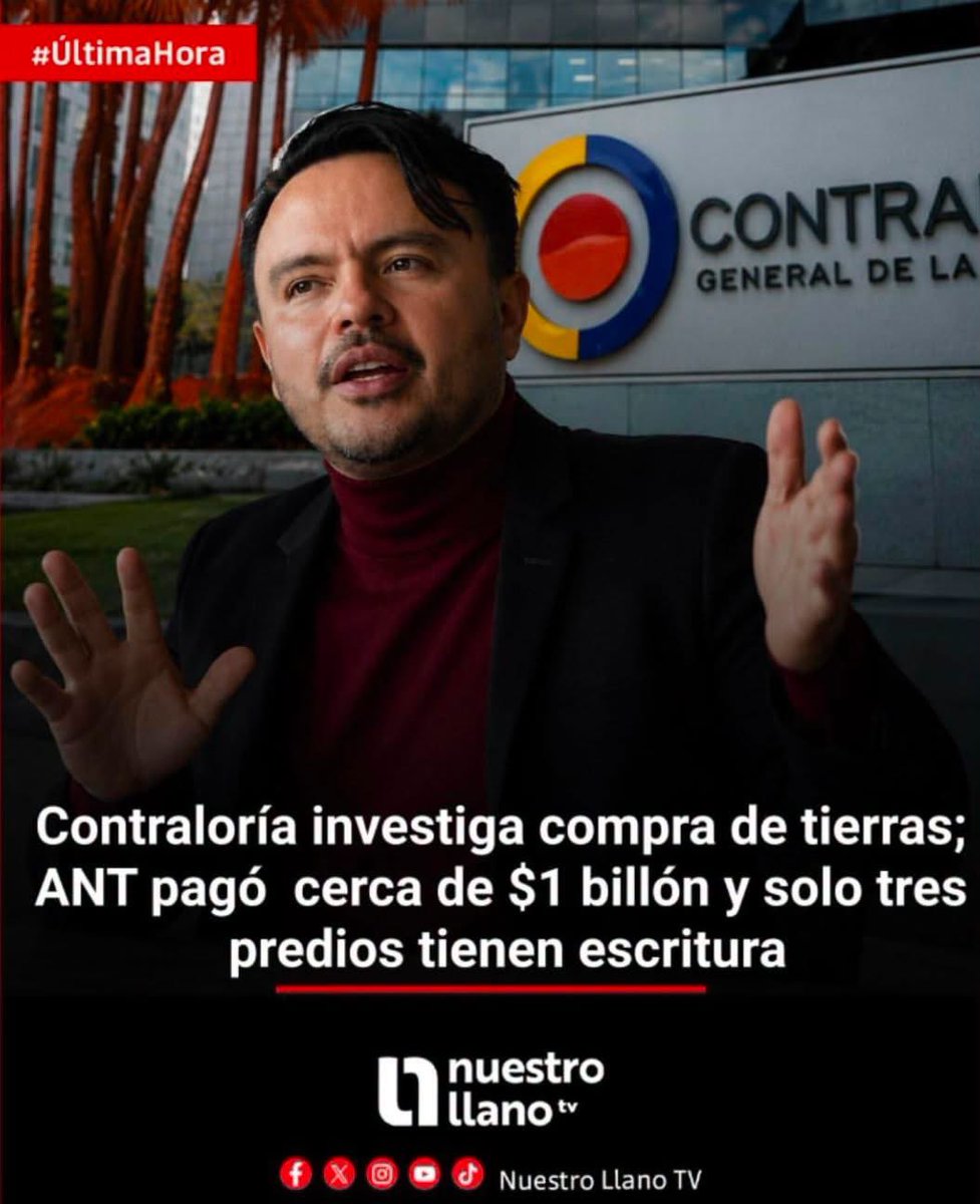 waldoalarconho1's tweet photo. Engañaron al campesinado: les dieron tierras sin títulos ni escrituras reales. La Contraloría destapó que la ANT pagó casi un billón de pesos X 537 predios y solo 3 están a nombre del Estado. Les entregaron terrenos baldíos e ilegales a los campesinos, por eso carecen de títulos. https://t.co/sdbBPwz7e0