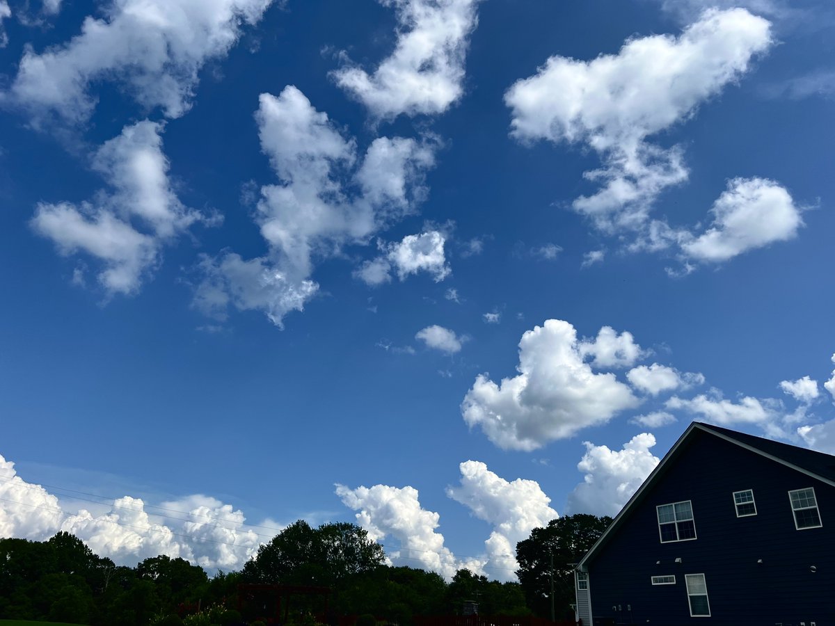 Mesa_T_Aphophas's tweet photo. #Kishapolee #Light #Life #UpstateSC #GalacticFederationOfLight #Sheen 

The clouds today!! Such have a full display of beautiful, dark and powerful!

These were taken from several directions. For each one, I faced a different direction, and these beautiful images were taken!

That blue!! Just so vivid and beautiful!! 

🩵🌏☁️🌟🌏☁️🌟🌏☁️🌟🌏🌏🩵