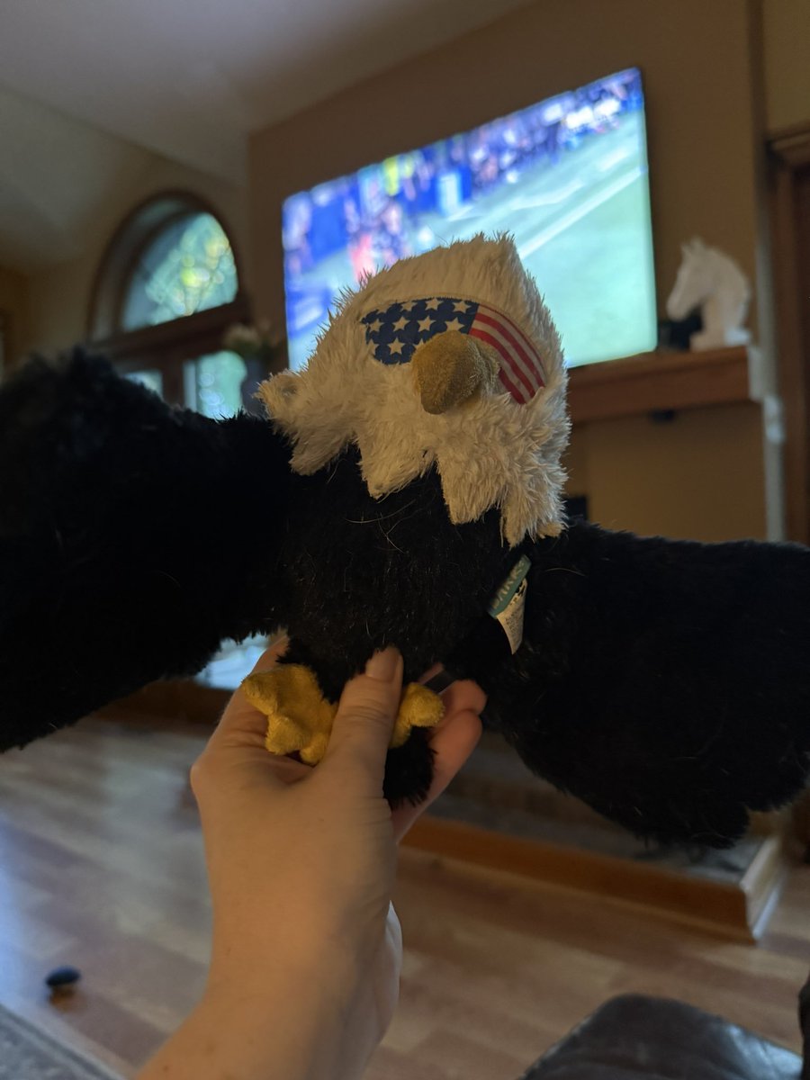 carlyks's tweet photo. My dog just brought me this toy out of his 10,000 options. Let’s go. https://t.co/NdQhI3Q8PQ