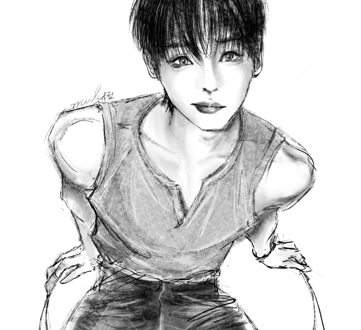0Blackmuli's tweet photo. 웅이시 🖤❤️‍🔥

#전웅 #웅이 #ウン #ウンイ 
#AB6IX #Woong #웅이편 🌸 
#AB6IXfanart https://t.co/WNw9CsrBz2