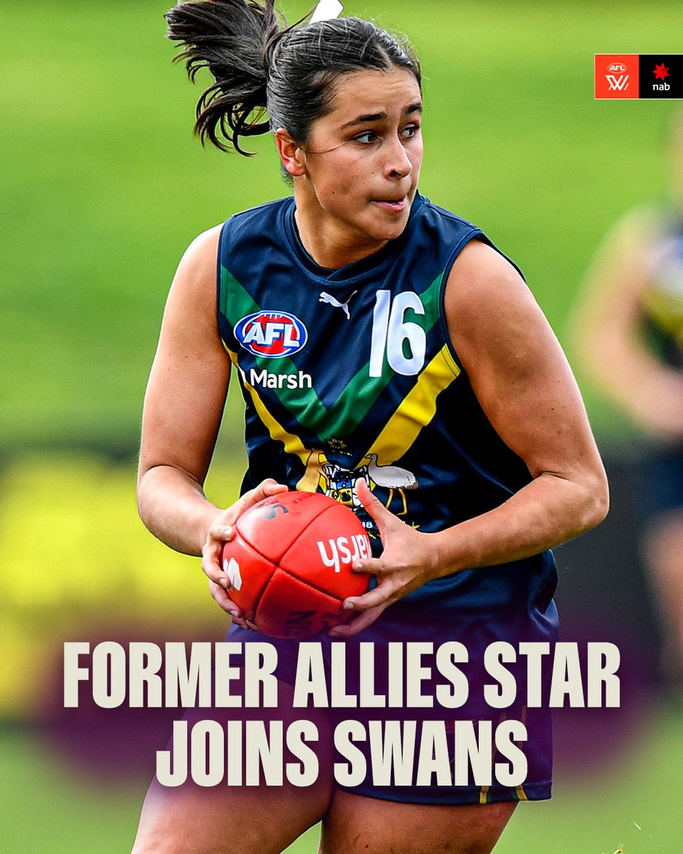 aflwomens's tweet photo. Sydney has signed former Allies and Box Hill VFLW player Emma Juneja for the upcoming season.

@emrosepatterson shares the details: https://t.co/5Q3JMEifI9 https://t.co/9IdxD3OW7k