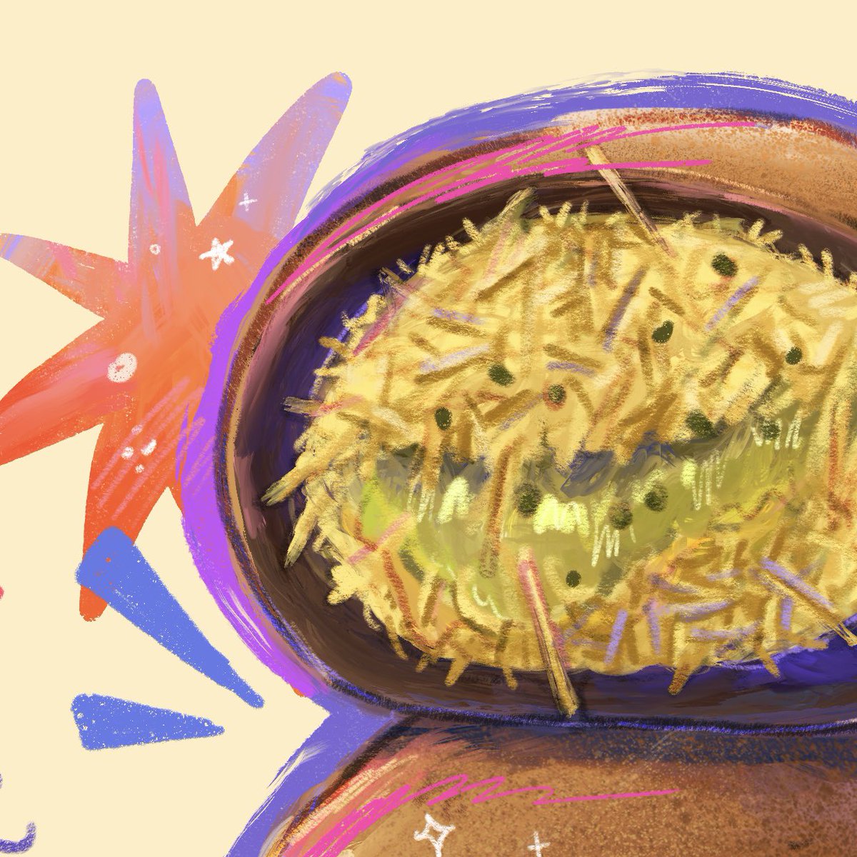 coretcorett_'s tweet photo. dubai sewe kokis💫✨🩵

#foodillustration #WhimsicalDish #whimsy #whimsicalart #digitalillustration #artistsonx https://t.co/Li2IuOZEZ9