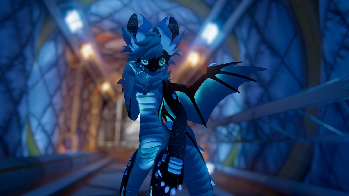 U203D's tweet photo. I should probably schedule these  so I stop forgetting to post.
#VRChatPhotography #Furry #Dragon https://t.co/N7fLuzJTPP