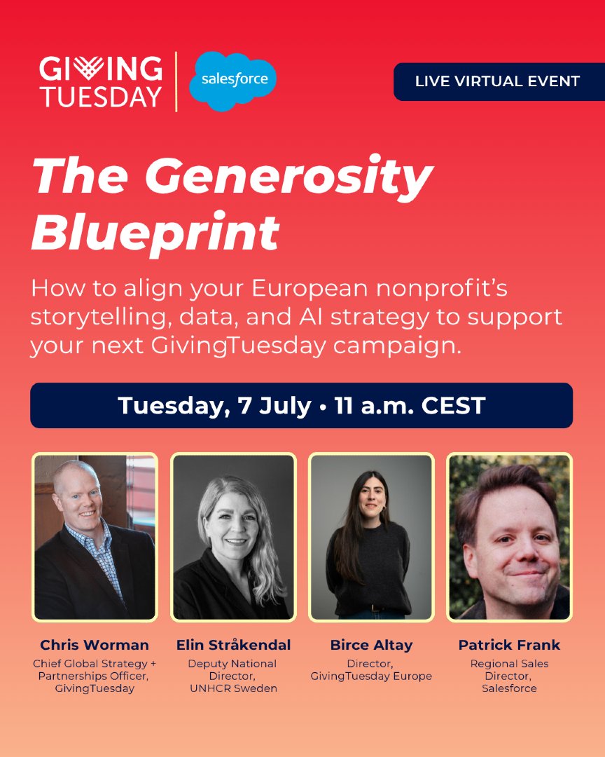 GivingTuesday's tweet photo. Make the most of your #GivingTuesday campaign with the data and tools you need to tell compelling stories. 

Join us, from anywhere: https://t.co/hSFeSJnhQl https://t.co/EhpwTCsvkq