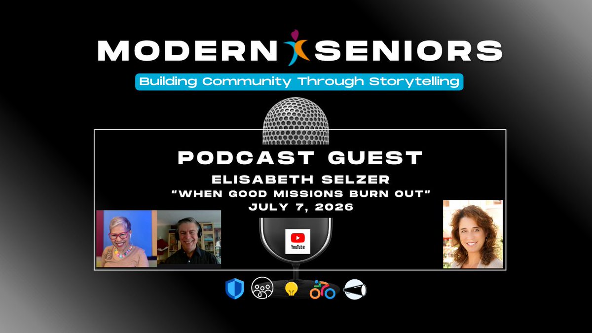 BeyondtheConvo's tweet photo. Tomorrow on the Modern Seniors podcast, my co-host Neil Parker and I are sitting down with the incredible Dr. Elizabeth Selzer for a conversation that turns traditional leadership development completely on its head. 

https://t.co/zcjqYtNcF5 https://t.co/xuUQflBuPW