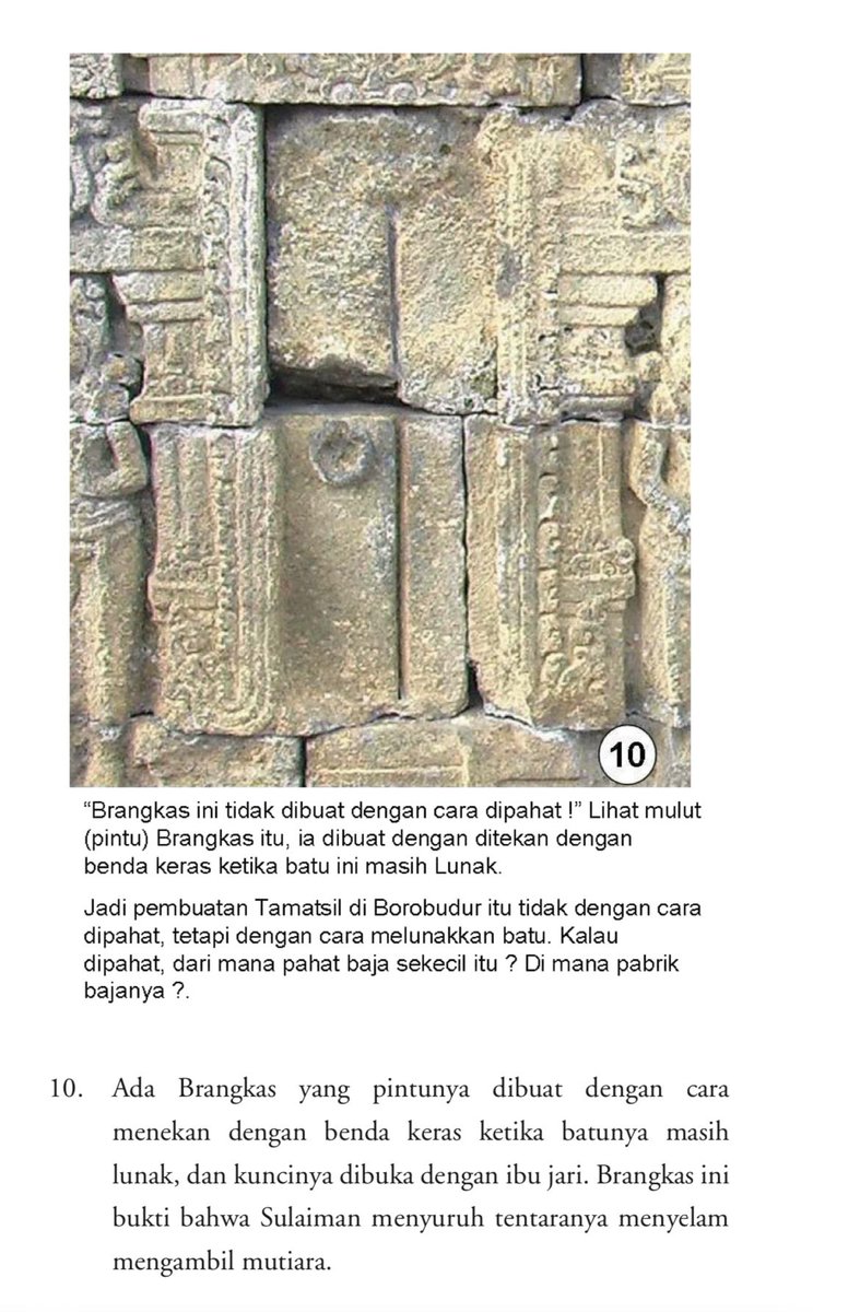 muflihfaqih's tweet photo. video tersebut merupakan kelanjutan dari promosi buku borobudur &amp; peninggalan nabi sulaiman. buku sesat yang TIDAK PERLU dibaca. https://t.co/n9o0Ajf3rJ