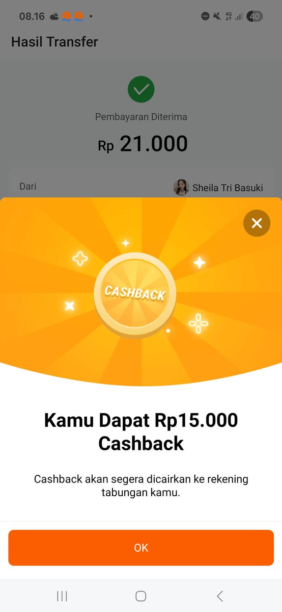 AghataKzy's tweet photo. @kimmyexp @mrpoowtato Barusan banget aman kakk, shopeepay https://t.co/OjWZ7OIkcd