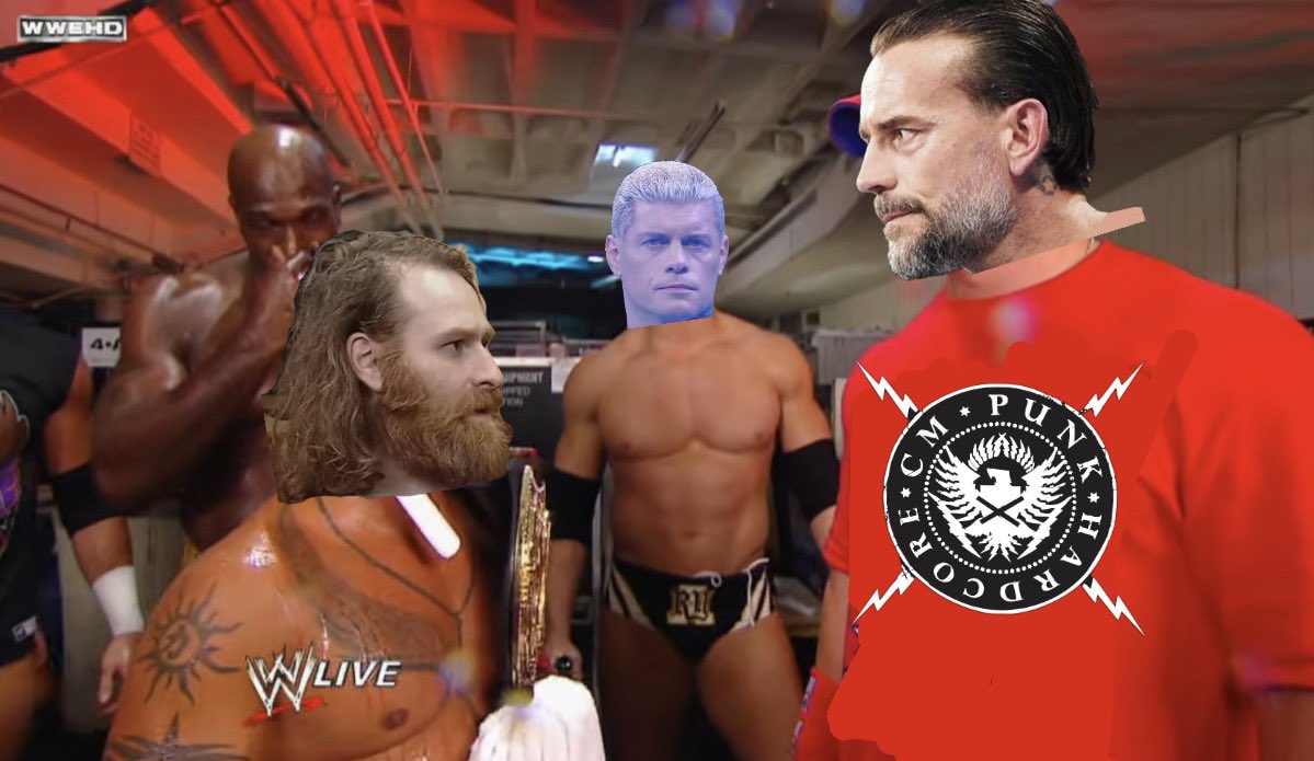 CMPunkStories's tweet photo. Step aside Cody. Business needs to be handled. #WWERAW https://t.co/7OL98uD78e