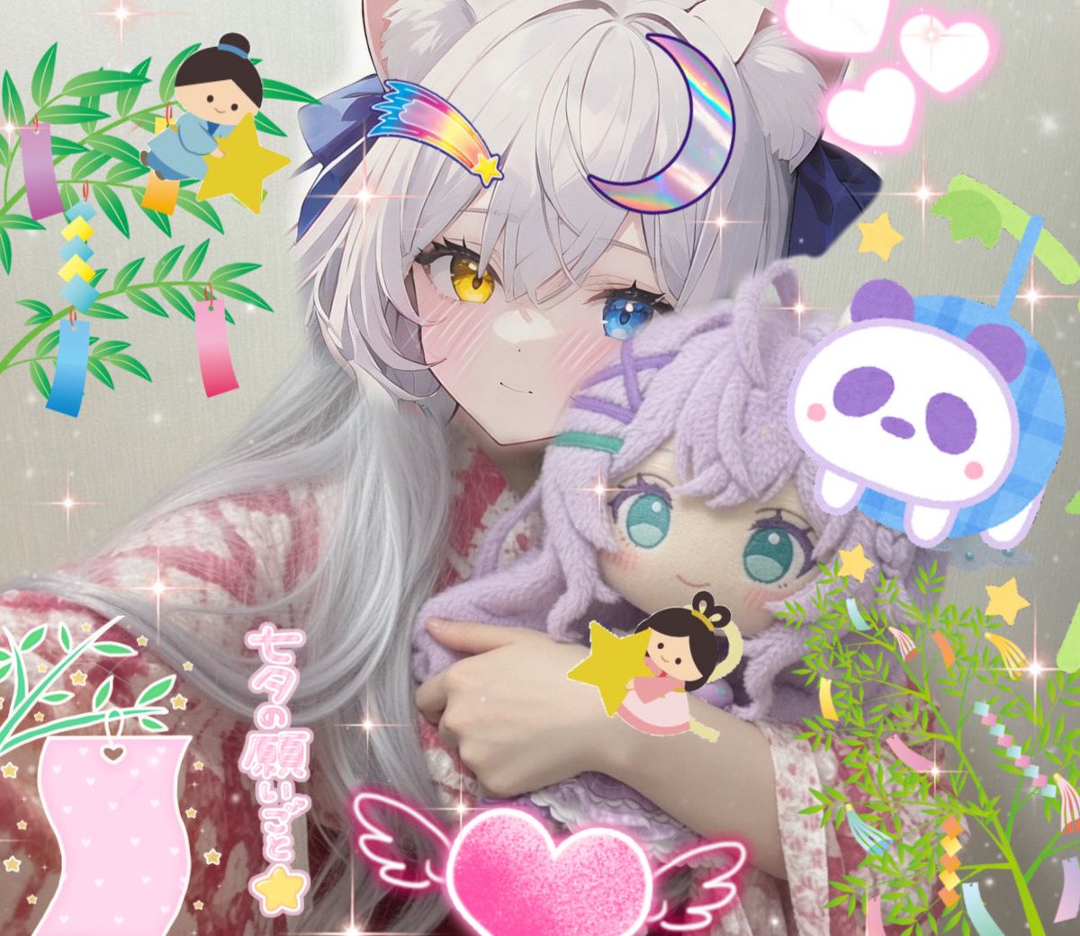 乙るなち?* :ﾟ 今日は七夕?°・*:.。.☆ みんな短冊にどんな お願い事 