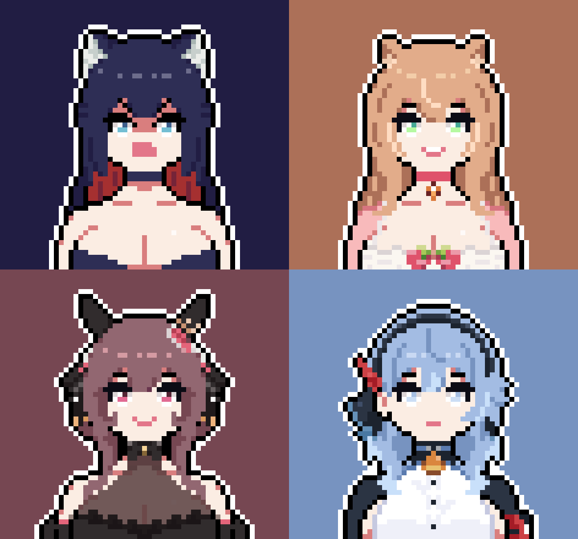 54.パステルドット＊さやたぐ pixelart #ドット