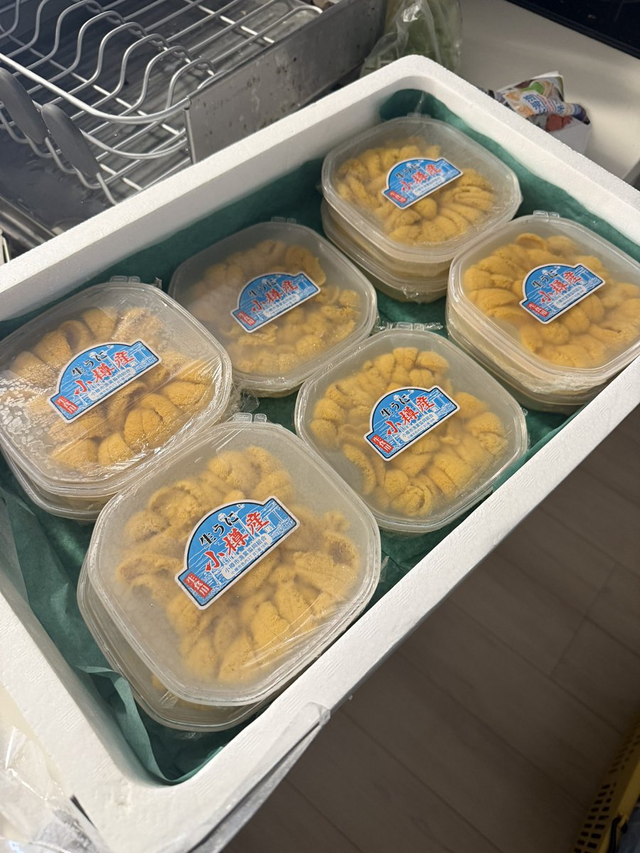 okiraku09050706's tweet photo. 北海道の仲間牛木さんからエグいウニ届いた！！！
いつもありがとうございます！！！！
みんなでいただきますー！！！ https://t.co/Bg1wVOUNx7