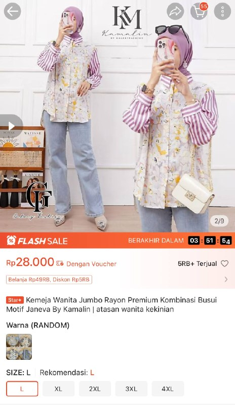 Bio_Lesson's tweet photo. 🔥 Kemaja Wanita Jumbo Rayon Rp28.000 • Flash Sale

Motif cantik kombinasi busui, kenyamanan premium ✨ Random warna!

Link: https://t.co/uyXBw8eaav

Buruan atasan kekinian! ⏰🔥

#KemajaWanita #BusuiFriendly #FashionHijab
Jangan lupa follow untuk promo, info diskon dan kode voucher setiap harinya