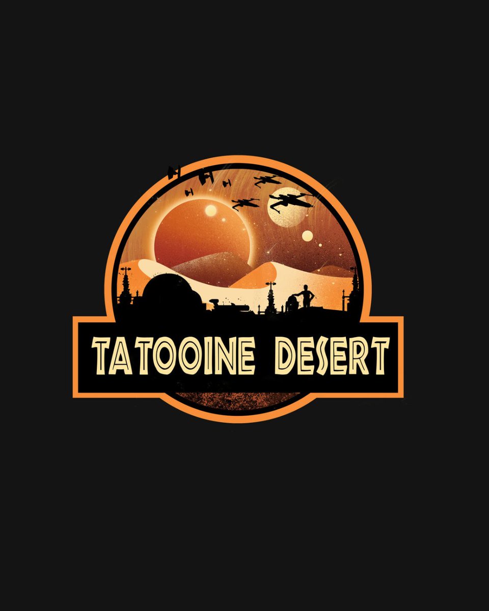 teefury's tweet photo. THE DAILY | “Tatooine Desert” by #dandingeroz starts at just $13 today only at #TeeFury! ⚡ 
https://t.co/98yTxSDyF8

#teefury #merch #apparel #artstagram #tshirtoftheday #artofinstagram #instaartist #retrovintage #videogame #movies #scifi #space #action #spaceopera https://t.co/8rCsHavcc6