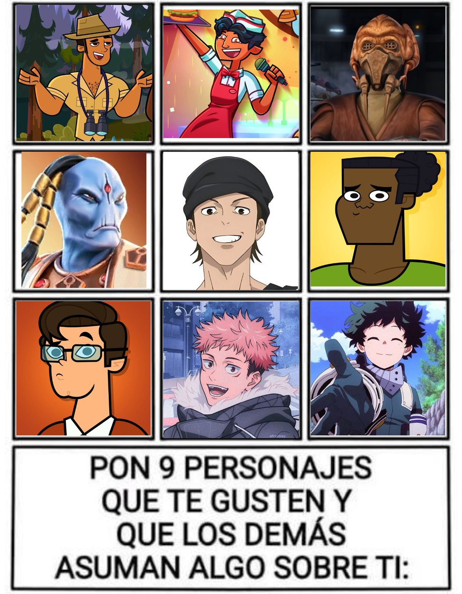 Iskanderpasha's tweet photo. Esta es mi lista de personajes ficticios https://t.co/R0PJJrppmX