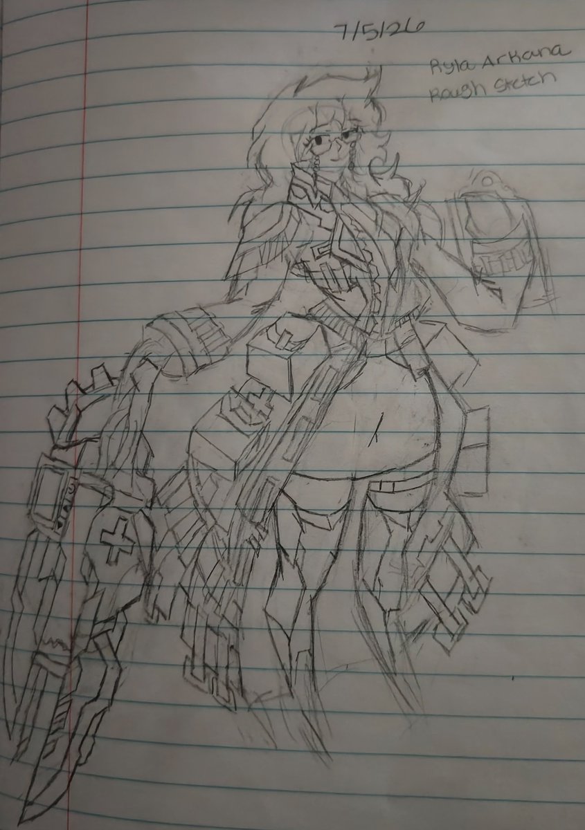 TeeWilson9's tweet photo. Here's some rough sketches of my newest OC, Ryla. Been having a hard time trying to draw her lol 

#OC #Roughsketch #Drawings #Characterdesign https://t.co/rv7f4fJuf6